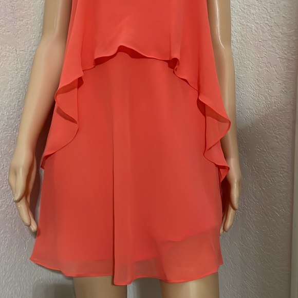 Lauren Ralph Lauren Petite Layered Georgette Dress - Picture 5 of 9